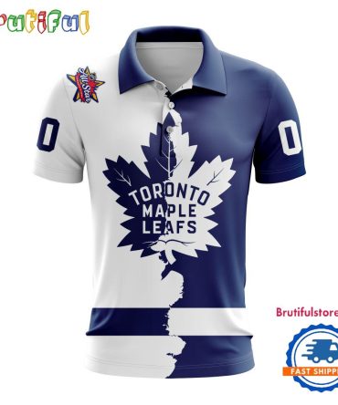 Nhl Toronto Maple Leafs Personalize Home Mix Away Kits Polo Shirts