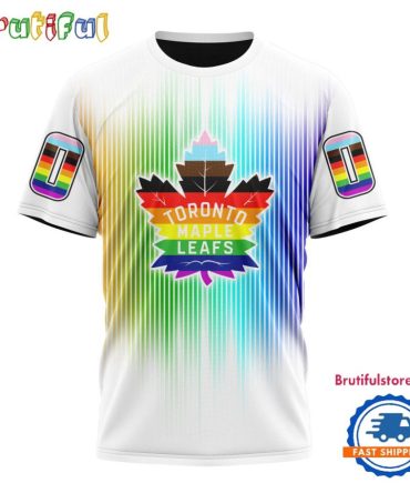 Nhl Toronto Maple Leafs Special Lgbt Design For Pride Month T Shirt, Sweatshirt, Hoodie
