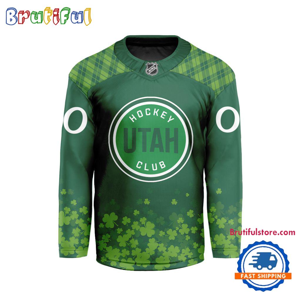 Nhl Utah Hockey Club St.patrick's Day Hockey Jersey, Nhl Patricks Day Jersey