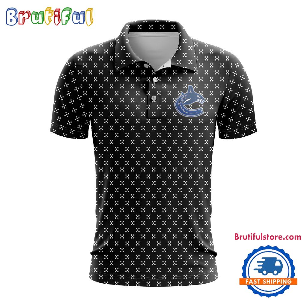 Nhl Vancouver Canucks Hockey Team Polo Shirt