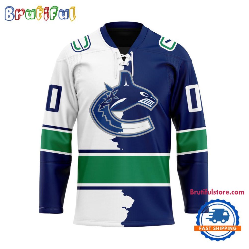 Nhl Vancouver Canucks Home Mix Away Hockey Jersey