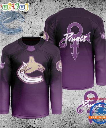 Nhl Vancouver Canucks Personalized Prince Night Hockey Jersey