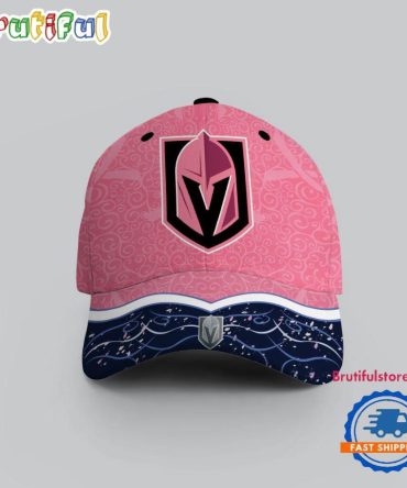 Nhl Vegas Golden Knights Hockey Fights Against Cancer Design Cap
