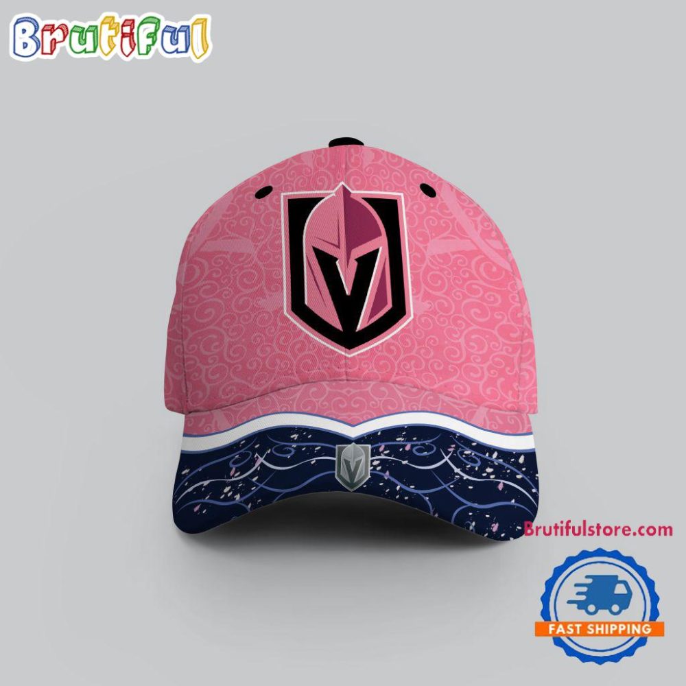 Nhl Vegas Golden Knights Hockey Fights Against Cancer Design Cap