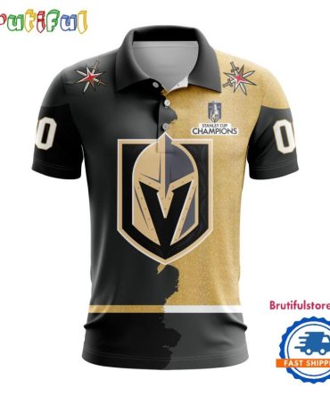 Nhl Vegas Golden Knights Personalize Home Mix Away Kits Polo Shirts