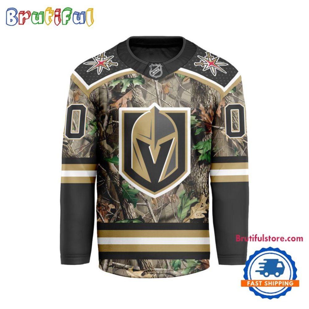 Nhl Vegas Golden Knights Special Realtree Camo Hunting Hockey Jersey