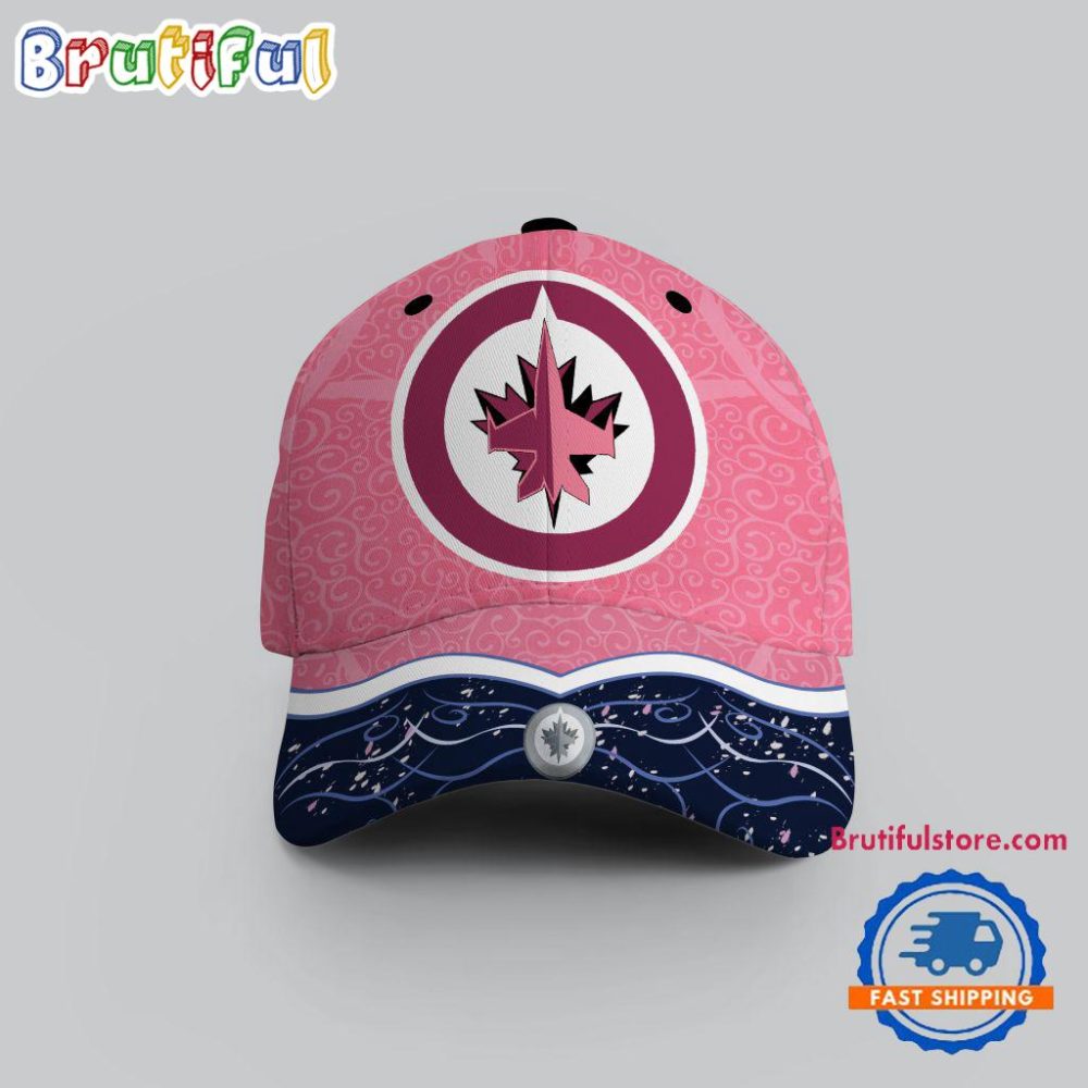 Nhl Winnipeg Jets Hockey Fights Against Cancer Design Cap