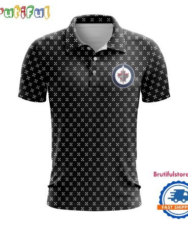 Nhl Winnipeg Jets Hockey Team Polo Shirt