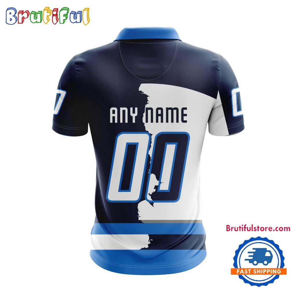 Nhl Winnipeg Jets Personalize Home Mix Away Kits Polo Shirts - Image 2