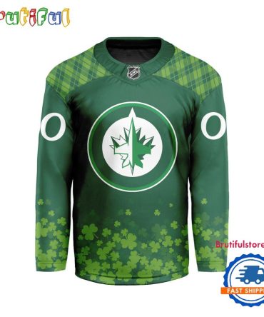 Nhl Winnipeg Jets St.patrick's Day Hockey Jersey, Nhl Patricks Day Jersey