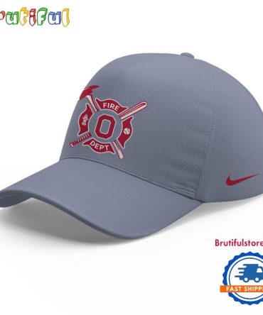 Ohio State Baseball X Firefighter Appreciation Night 3D Print Cap