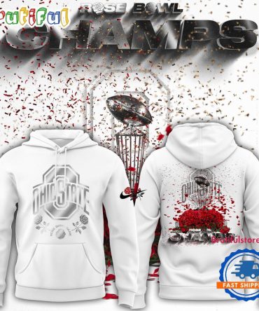 Ohio State Buckeyes Champions Rose Bowl 2025 Hoodie