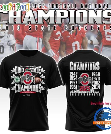 Ohio State Buckeyes Ncaa National Champions Unisex T Shirt