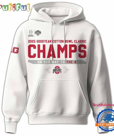 Ohio State Football Cotton Bowl Champions 2025 New Hoodie