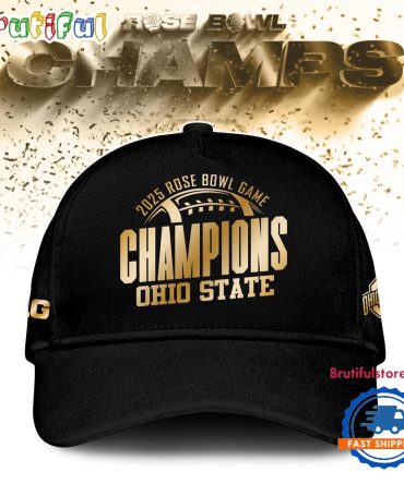 Ohio State Football Rose Bowl Champions 2025 New Cap Hats