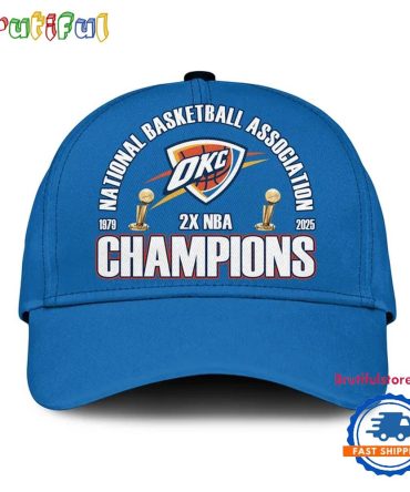 Oklahoma City Thunder 2025 Nba Champions Cap Hats