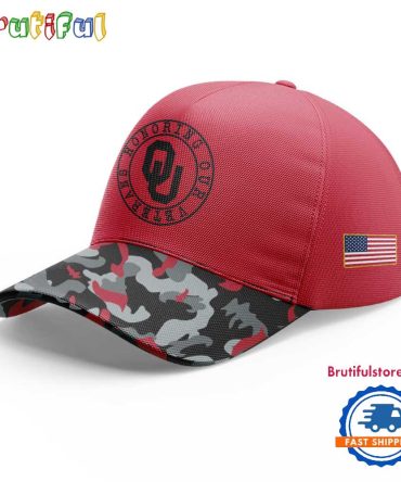 Oklahoma Sooners Ncaa 2025 Limited Veterans Camo Cap