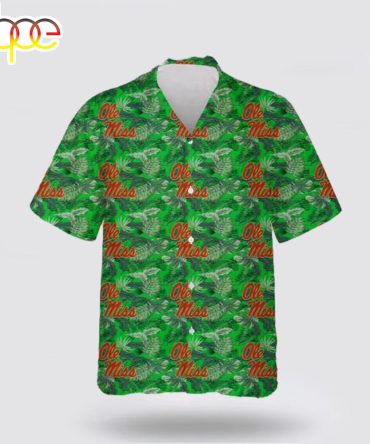Ole Miss Rebels Team Tropical Hawaiian Shirts