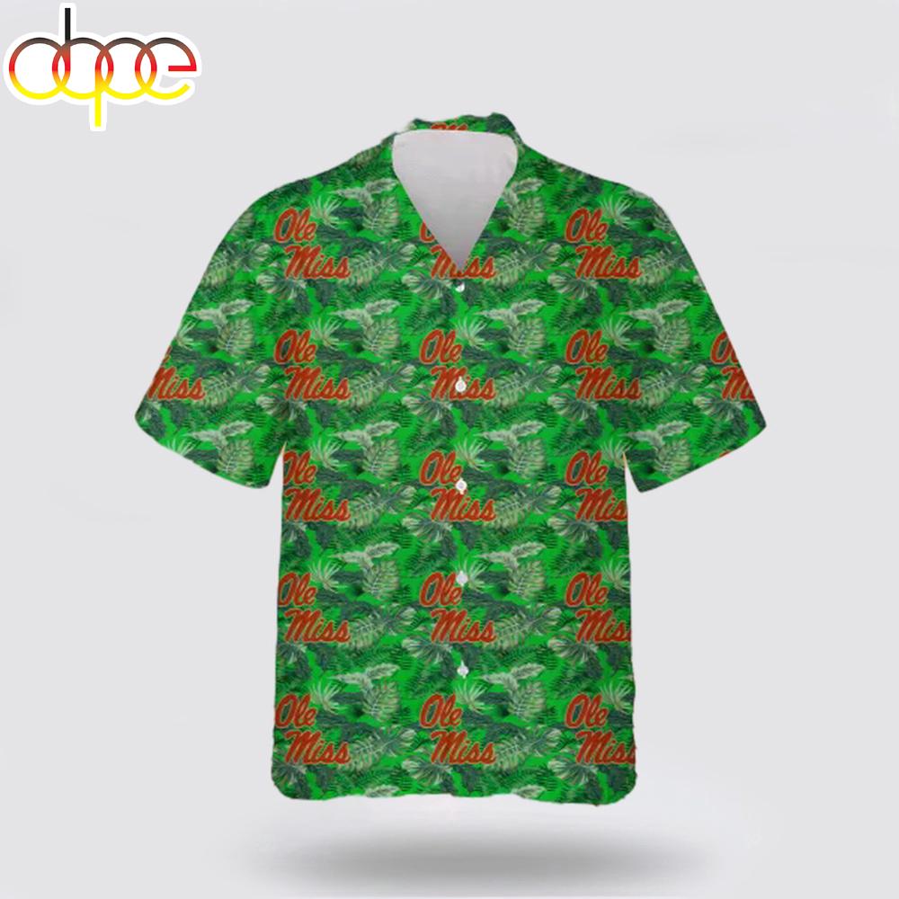 Ole Miss Rebels Team Tropical Hawaiian Shirts