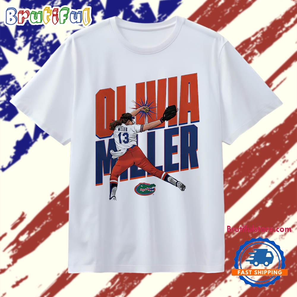 Olivia Miller Florida Softball Ncaa Caricature T Shirt