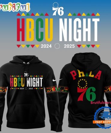 Philadelphia 76Ers  Hbcu Night 2024-2025 Hoodie