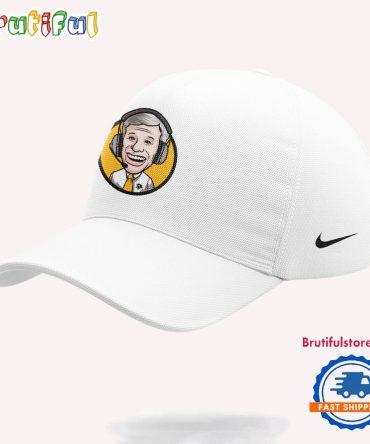 Pittsburgh Penguins Honoring The Legend Mike Lange Voice Of The Penguins White 3D Caps