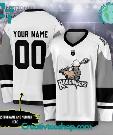 Nll Calgary Roughnecks White Hockey Jersey