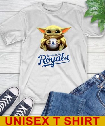 Mlb Baseball Kansas City Royals Star Wars Baby Yoda Shirt