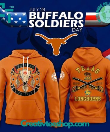 Texas Longhorns 2025 Buffalo Soldier Day Special Hoodie