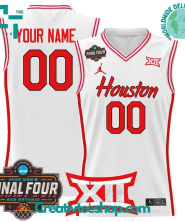 Houston Cougars 2025 Final Four Personalized Basketball Jersey