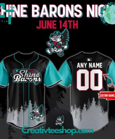 Jersey Shore Blueclaws X Shine Barons Night 2025 Personalized Baseball Jersey