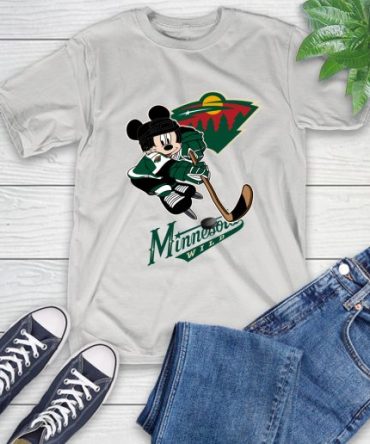 Nhl Minnesota Wild Mickey Mouse Disney Hockey T Shirt T-Shirt