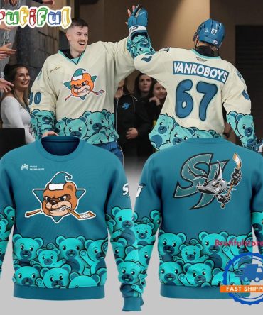 San Jose Barracuda Hockey 2024 Limited New Sweatshirt