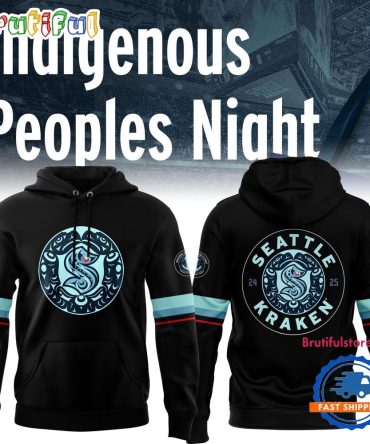 Seattle Kraken Indigenous Peoples Night Black Hoodie