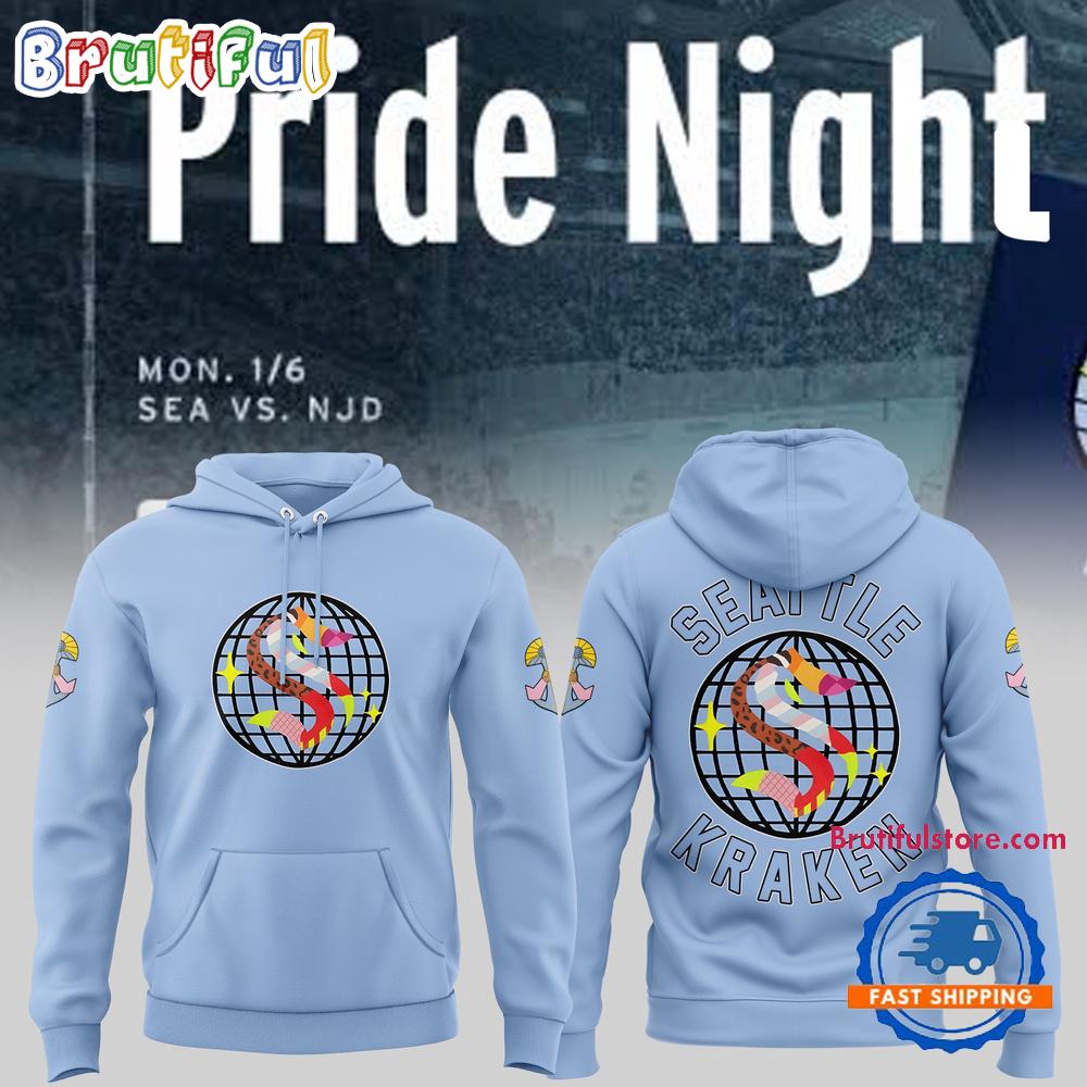 Seattle Kraken Pride Night Limited Hoodie