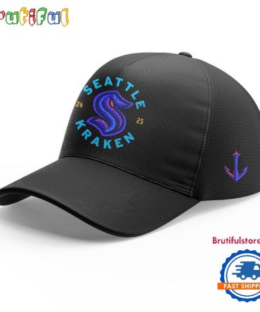 Seattle Kraken Special Black History Night 2025 Cap Hats