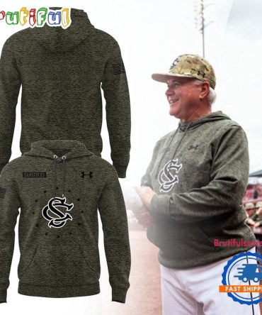 South Carolina Gamecocks 2025 Baseball X Salute To Service Hoodie