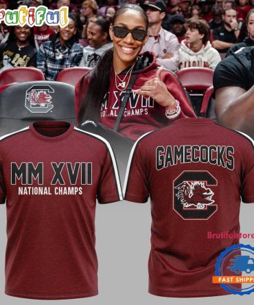 South Carolina Gamecocks Mm Xvii National Champs T Shirt
