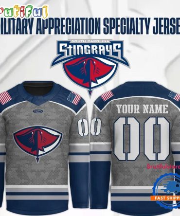 South Carolina Stingrays Military Night Special 2025 Hockey Jersey