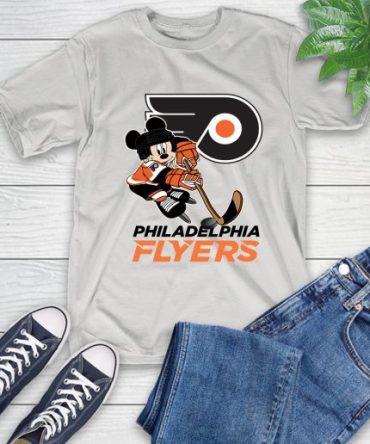Nhl Philadelphia Flyers Mickey Mouse Disney Hockey T Shirt T-Shirt