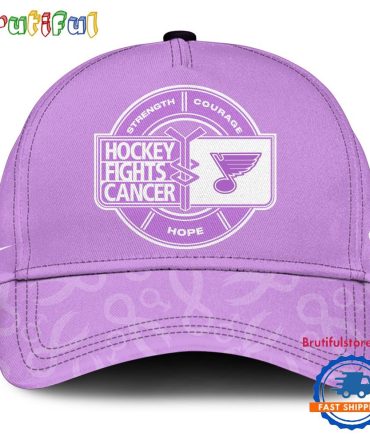 St. Louis Blues 2025 Nhl Hockey Fights Cancer Limited Edition Cap