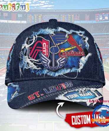 St. Louis Sports All Over Print Cap Hats