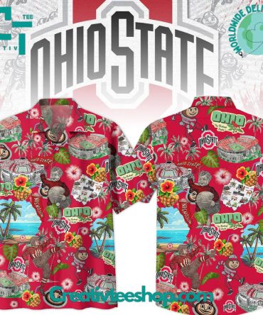 Ohio State Buckeyes Summer Hawaiian Shirt