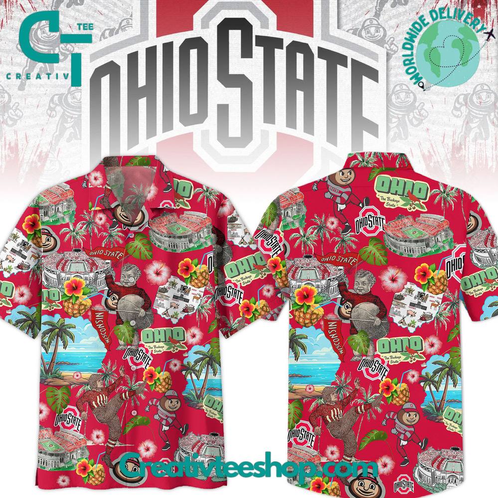 Ohio State Buckeyes Summer Hawaiian Shirt