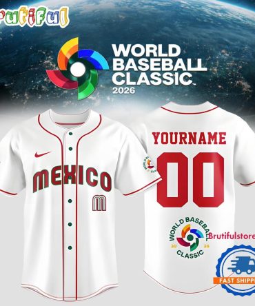 Team Mexico 2026 World Baseball Classic Pesonalized White Jersey Shirt