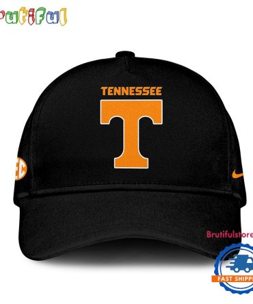 Tennessee Football Dark Mode Black Cap