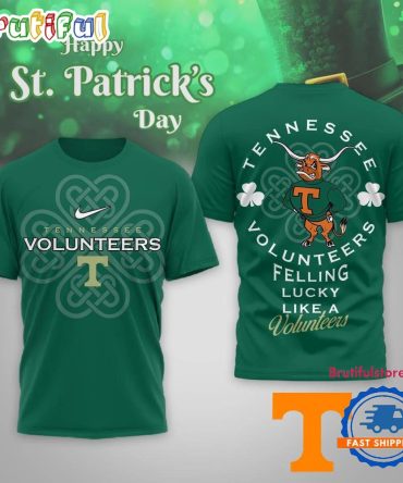 Tennessee Volunteers 2026 Ncaa Lucky St. Patricks Day Limited Edition 3D Shirt
