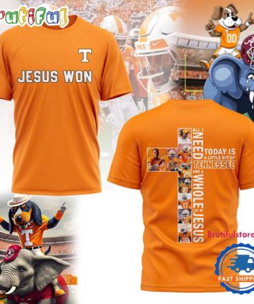 Tennessee Volunteers Jesus Won 2024 New T Shirt