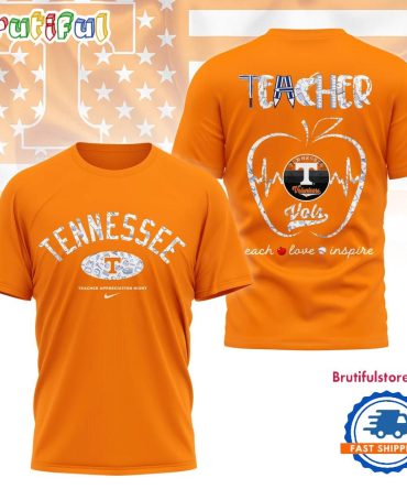 Tennessee Volunteers Teacher Appreciation Night 3D Shirt