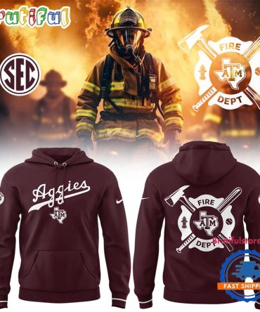 Texas Am Aggies Baseball X Firefighter Appreciation Night 3D All Over Print Hoodie